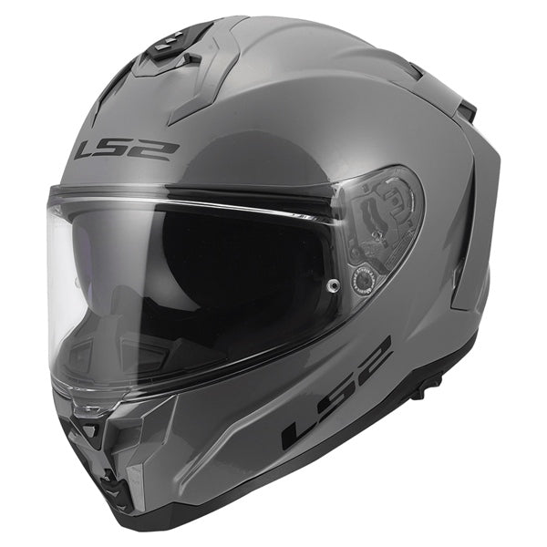 LS2 Challenger II Full-Face Helmet Solid Gloss Nardo Grey XS - Driven Powersports