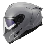 LS2 Challenger II Full-Face Helmet Solid Gloss Nardo Grey XS - Driven Powersports
