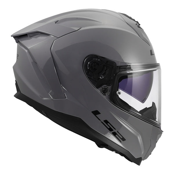 LS2 Challenger II Full-Face Helmet Solid Gloss Nardo Grey XS - Driven Powersports
