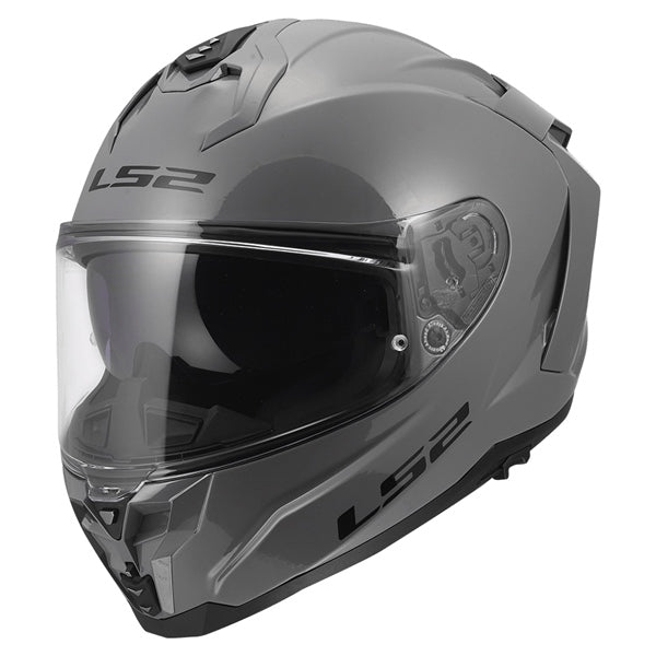 LS2 Challenger II Full-Face Helmet Solid Gloss Nardo Grey XS - Driven Powersports