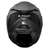 LS2 Challenger II Full-Face Helmet Solid Matte Black 2XS - Driven Powersports