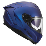 LS2 Challenger II Full-Face Helmet Solid Mat navy blue S - Driven Powersports