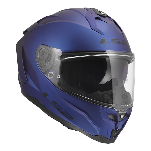LS2 Challenger II Full-Face Helmet Solid Mat navy blue S - Driven Powersports