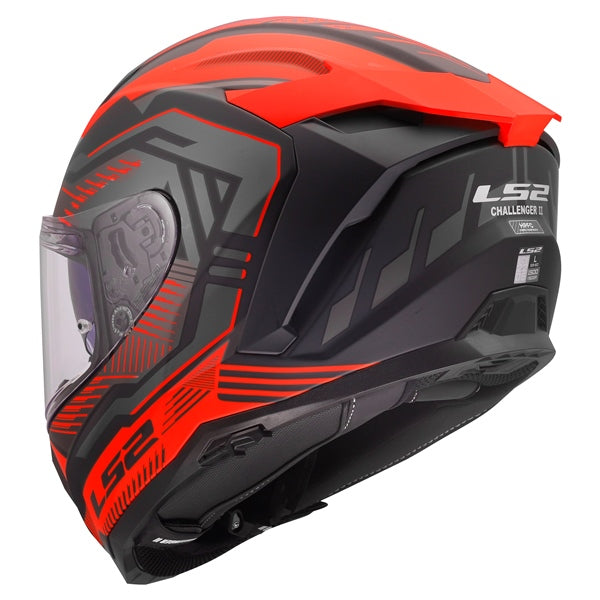 LS2 Challenger II Full-Face Helmet Dravix Matte Red 2XS - Driven Powersports
