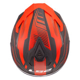 LS2 Challenger II Full-Face Helmet Dravix Matte Red 2XS - Driven Powersports