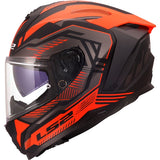 LS2 Challenger II Full-Face Helmet Dravix Matte Red 2XS - Driven Powersports