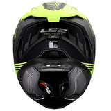 LS2 Challenger II Full-Face Helmet Dravix Matte High-Visibility Yellow XS - Driven Powersports