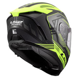 LS2 Challenger II Full-Face Helmet Dravix Matte High-Visibility Yellow XS - Driven Powersports