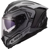 LS2 Challenger II Full-Face Helmet Dravix Matte Gray XL - Driven Powersports