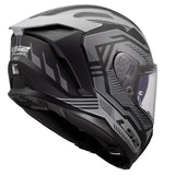 LS2 Challenger II Full-Face Helmet Dravix Matte Gray XL - Driven Powersports