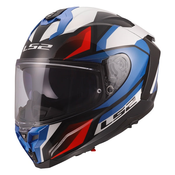 LS2 Challenger II Full-Face Helmet Viper White/Blue/Red XS - Driven Powersports