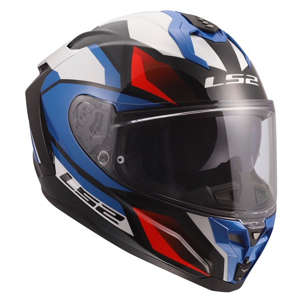 LS2 Challenger II Full-Face Helmet Viper White/Blue/Red XS - Driven Powersports