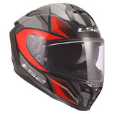 LS2 Challenger II Full-Face Helmet Viper Gray/Red 3XL - Driven Powersports