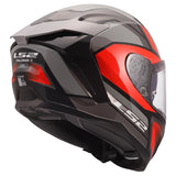 LS2 Challenger II Full-Face Helmet Viper Gray/Red 3XL - Driven Powersports