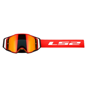 LS2 Netic Goggle Red Iridium Red - Driven Powersports