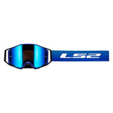LS2 Netic Goggle Blue Iridium Blue - Driven Powersports