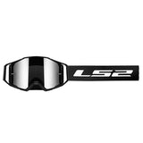 LS2 Netic Goggle Black Iridium Silver - Driven Powersports