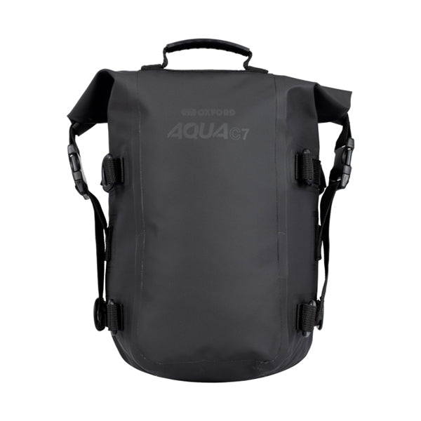 Oxford Aqua C7 Crash Bar Bag Black - Driven Powersports