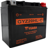 Yuasa GYZ20HLC factory-activated AGM motorcycle battery