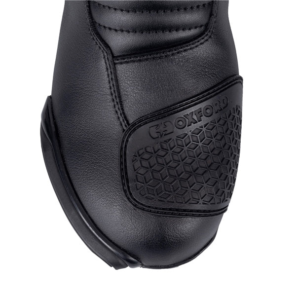 Oxford Code 1.0 Boots - Mid-calf 13 US / 46 EU Black/White - Driven Powersports