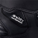 Oxford Code 1.0 Boots - Mid-calf 13 US / 46 EU Black/White - Driven Powersports