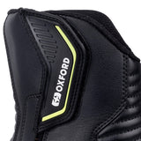 Oxford Code 1.0 Boots - Mid-calf 7.5 US / 40 EU Black/Fluorescent yellow - Driven Powersports