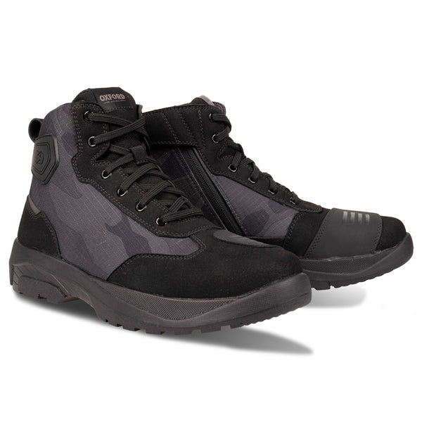 Oxford Ravine Boots 7.5 US / 40 EU Camo Black - Driven Powersports