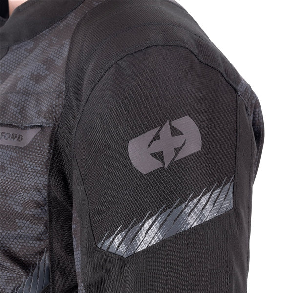 Oxford Toronto 1.0 Jacket Black/Camo 3XL UK / 56 EU / 46 US - Driven Powersports
