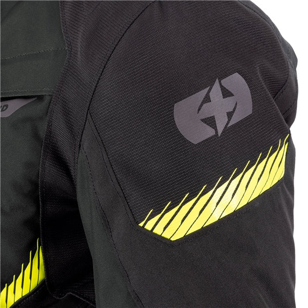 Oxford Toronto 1.0 Jacket Black/Green/Fluo 2XL UK / 54 EU / 44 US - Driven Powersports