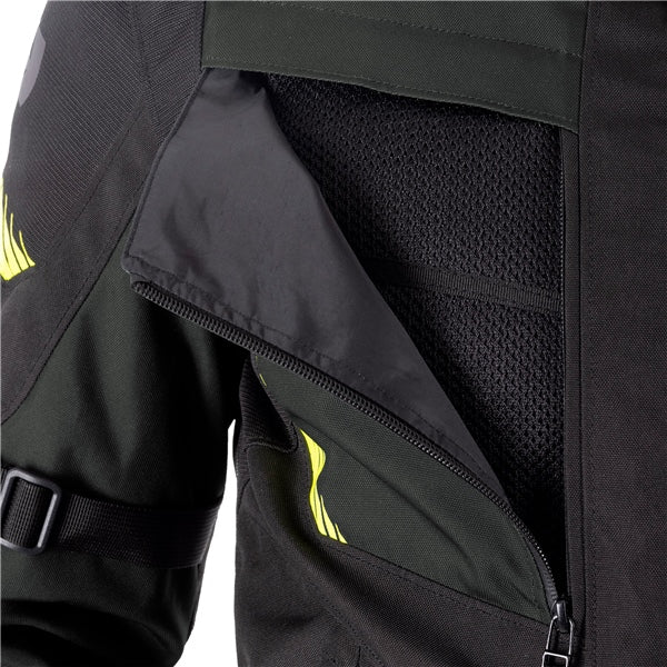 Oxford Toronto 1.0 Jacket Black/Green/Fluo 2XL UK / 54 EU / 44 US - Driven Powersports
