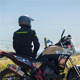 Oxford Toronto 1.0 Jacket Black/Green/Fluo 2XL UK / 54 EU / 44 US - Driven Powersports