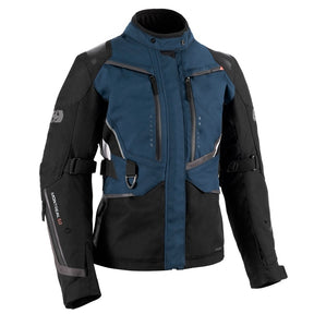 Oxford Montreal 5.0 Jacket - Women Blue/Black/Coral 14 UK / 42 EU / 10 US - Driven Powersports