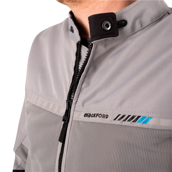 Oxford Arizona 2.0 Air Jacket - Men Gray S UK / 46 EU / 36 US - Driven Powersports