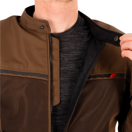 Oxford Arizona 2.0 Air Jacket - Men Brown 4XL UK / 58 EU / 48 US - Driven Powersports