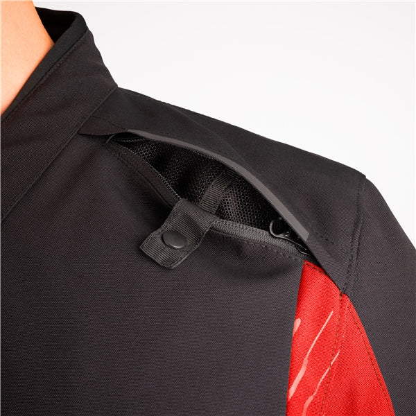 Oxford Delta 2.0 Jacket Black/Red 3XL UK / 56 EU / 46 US - Driven Powersports