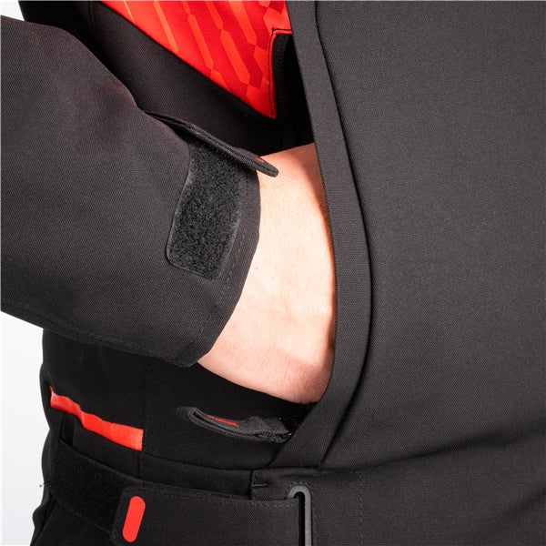 Oxford Delta 2.0 Jacket Black/Red 3XL UK / 56 EU / 46 US - Driven Powersports