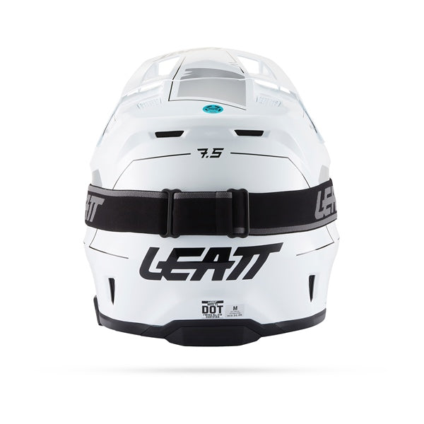 Leatt 7.5 Cardo Off-Road Helmet Kit V27 - Magic White M - Driven Powersports