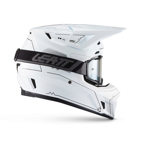 Leatt 7.5 Cardo Off-Road Helmet Kit V27 - Magic White M - Driven Powersports