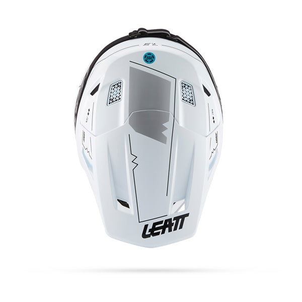 Leatt 7.5 Cardo Off-Road Helmet Kit V27 - Magic White M - Driven Powersports