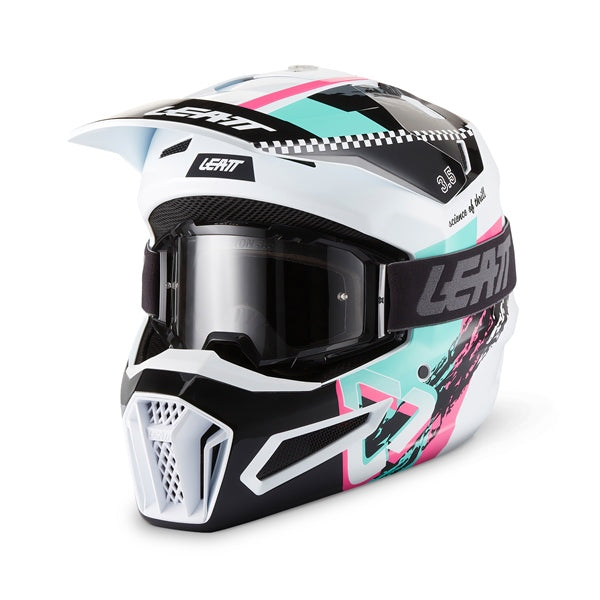Leatt 3.5 Off-Road Helmet Kit V27 - Pink M - Driven Powersports