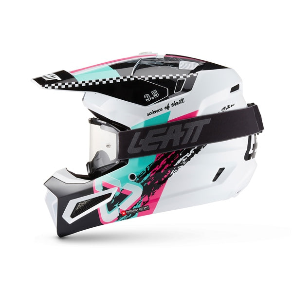 Leatt 3.5 Off-Road Helmet Kit V27 - Pink M - Driven Powersports