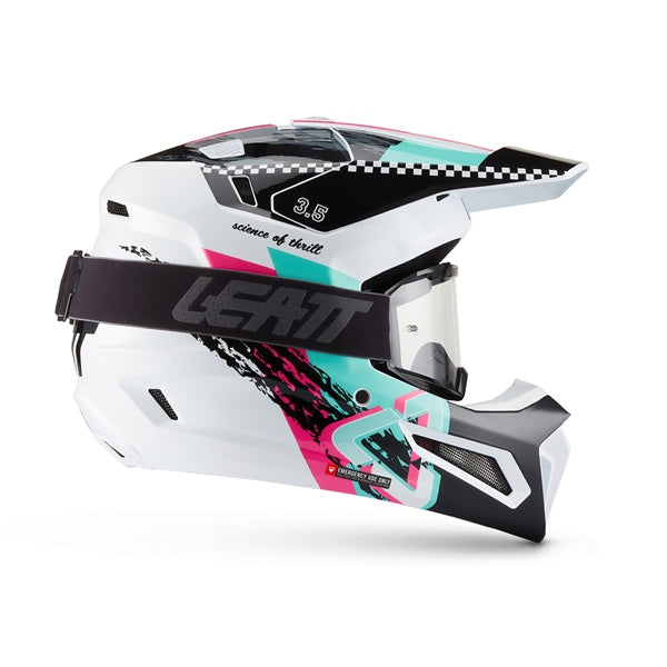 Leatt 3.5 Off-Road Helmet Kit V27 - Pink M - Driven Powersports