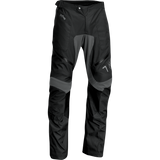 THOR PANT TERRAIN OTB Black/Charcoal Front - Driven Powersports