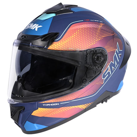 SMK HELMETS TYPHOON HELMET - MYSTIC BLUE/BLUE/YELLOW (2XL) Blue/Blue/Yellow - Driven Powersports