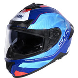 SMK HELMETS TYPHOON HELMET - MYSTIC BLUE/BLUE/RED (MATTE) (2XL) Blue/Blue/Red - Driven Powersports