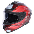 SMK HELMETS TYPHOON HELMET - MYSTIC RED/RED/GREY (MATTE) (2XL) Red/Red/Grey - Driven Powersports