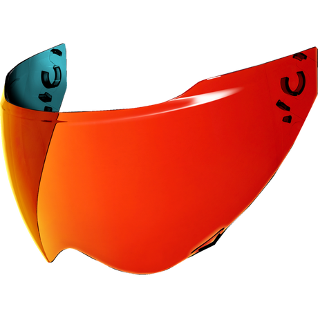 ICON SHIELD DOMAIN Red Front - Driven Powersports