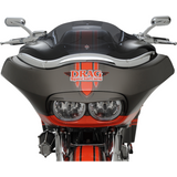 KLOCK WERKS 98-13 FLTR 8" FLARE W/SHIELD Dark Smoke Application Shot - Driven Powersports