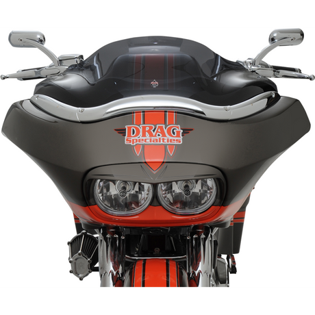 KLOCK WERKS 98-13 FLTR 8" FLARE W/SHIELD Dark Smoke Application Shot - Driven Powersports