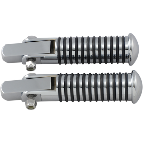 DRAG SPECIALTIES STUD SUNDANCE FOOTPEGS (PR) Mint Front - Driven Powersports
